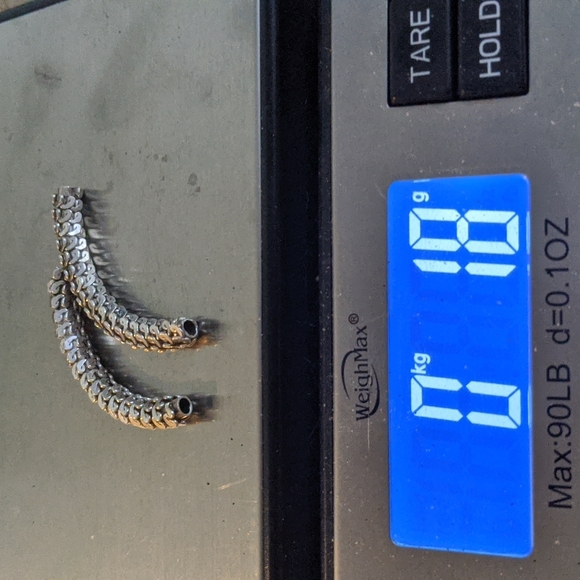 Sterling Silver Tibet 925 intricate beads tubes jewelry making - Picture 2 of 2